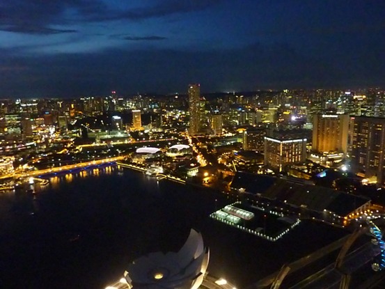 city at night, view from Sky Park 3
